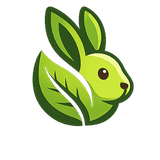 bunny compost logo white